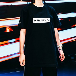 Ikebe OriginalIKESHIBU BLOCK LOGO TEE / BLACK / L SIZE