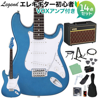 LEGEND LST-Z MBMB エレキギター 初心者14点セット 【VOXアンプ付き】