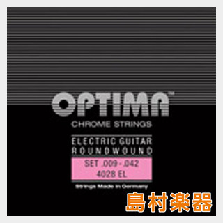 OPTIMA 4028.EL エレキギター弦 E-GUITAR PREMIUM CHROME STRINGS 009-042