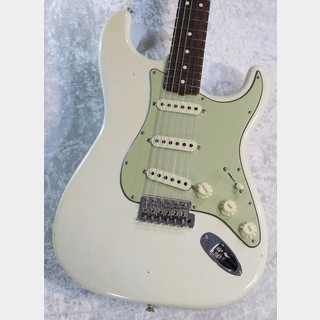 Fender Custom Shop 1963 Stratocaster Journeyman Relic CC Hardware Aged Olympic White #CZ577979 [3.57kg]
