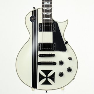 ESP IRON CROSS  / James Hetfield Model  Snow White w/Stripes Graphic 【心斎橋店】