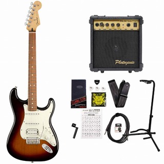FenderPlayer Series Stratocaster HSS 3 Color Sunburst Pau Ferro PG-10アンプ付属エレキギター初心者セット【W