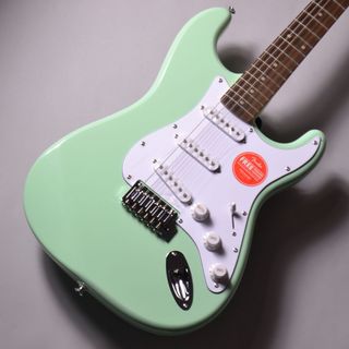 Squier by Fender FSR Affinity Series Stratocaster Laurel Fingerboard White Pickguard　Surf Green