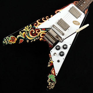 Epiphone Jimi Hendrix Love Drops Flying V Ebony　S/N：24071521614 【ジミ・ヘンドリックス】 【未展示品】