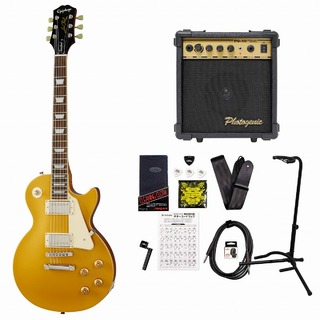 EpiphoneInspired by Gibson Les Paul Standard 50s Metallic Gold レスポール スタンダード PG-10アンプ付属エレキ