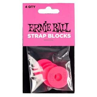 ERNIE BALLStrap Blocks EB5623 PINK ストラップロック【心斎橋店】