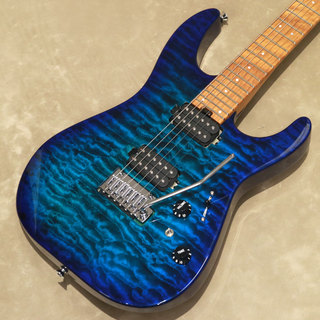 CharvelPro-Mod DK24 HH 2PT CM QM, Caramelized Maple Fingerboard, Chlorine Burst