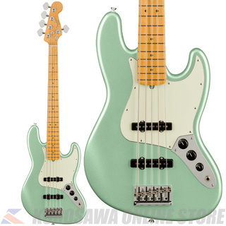Fender American Professional II Jazz Bass V, Maple, Mystic Surf Green 【小物プレゼント】(ご予約受付中)