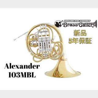 Alexander103MBL【新品】【アレキサンダー】【イエローブラス】【ラッカー】【ウインドお茶の水】