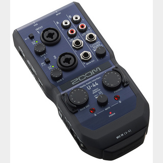 ZOOM U-44 Handy Audio Interface 【4in/4out】【iPad対応】【Webショップ限定】