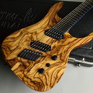 Ormsby Guitars HYPE 7 CTM ZW Natural エレキギター 7弦 ゼブラウッドTOP