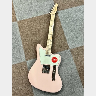 Squier by Fender Paranormal Offset Telecaster, Maple Fingerboard, Mint Pickguard, Shell Pink