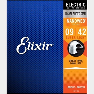 Elixir NANOWEB - Super Light (009-042) [12002]【エレキギター弦】