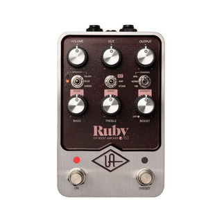 Universal Audio UAFX Ruby '63 Top Boost Amplifier コンパクトエフェクター プリアンプ