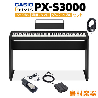 正規通販 【電子ピアノ】CASIO PX-S3000BK 鍵盤楽器 - ditpamobvit 