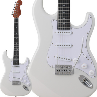 BUSKER'S BST-Standard GWT-グレーホワイト- ストラトキャスタータイプ エレキギター