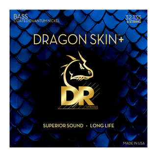 DR DR DBQ6-135 DRAGON SKIN+Quantum Nickel for Bass MEDIUM TO HEAVY 6STRING 32-135 6弦エレキベース弦