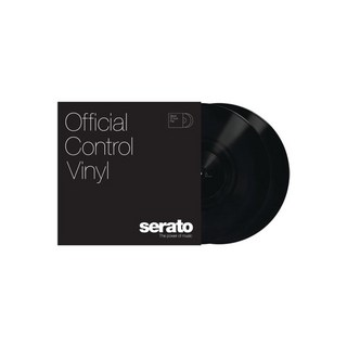 Serato 12 Serato Control Vinyl [Black] 2枚組 セラート コントロール バイナル SCV-PF-BLK-2 (12インチサイズ)