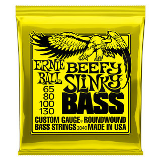 ERNIE BALLアーニーボール 2840 Beefy Slinky Bass 65-130 エレキベース用弦×2セット