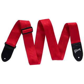 Gibson ASBELT-RED The Seatbelt (Red) ギブソン ストラップ【WEBSHOP】
