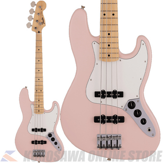 Fender Made in Japan Junior Collection Jazz Bass Maple Satin Shell Pink