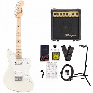 Squier by Fender Mini Jazzmaster HH Maple Olympic White ミニギター PG-10アンプ付属エレキギター初心者セット【WEBSHOP】
