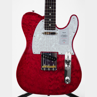 Fender 2024 Collection Made in Japan Hybrid II Telecaster Quilt (Red Beryl)