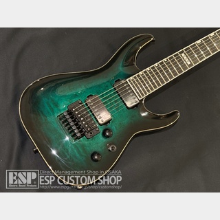 E-II HORIZON FR-7 QM Black Turquoise Burst