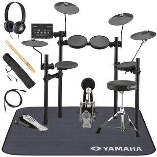 YAMAHA DTX452KUPGS 電子ドラム 純正ヘッドホンとスティックとマットセット