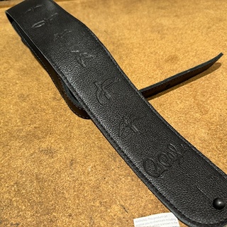 Paul Reed Smith(PRS) 2.5” Leather Birds Strap Black