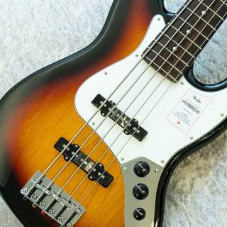 Fender Made in Japan Hybrid II Rosewood Fingerboard Jazz Bass V -3-Tone Sunburst-【旧価格個体】