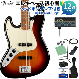 Fender Player JB Lefty 3TS レフティベース初心者12点セット 【ヘッドホンアンプ付】