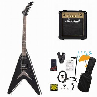 EpiphoneDave Mustaine Flying V Custom Black Metallic デイヴムステイン MarshallMG10アンプ付属エレキギター初心