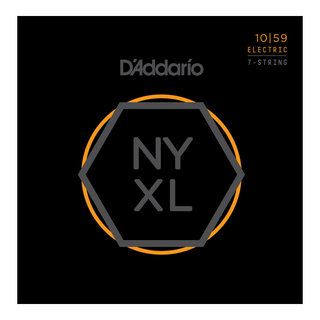 D'Addarioダダリオ NYXL1059 Nickel Wound 7-String Electric Guitar Strings Regular Light 7弦用エレキギター弦