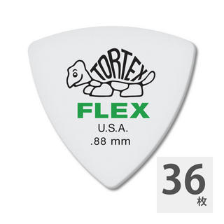 Jim Dunlop456 Tortex Flex Triangle 0.88mm ギターピック×36枚