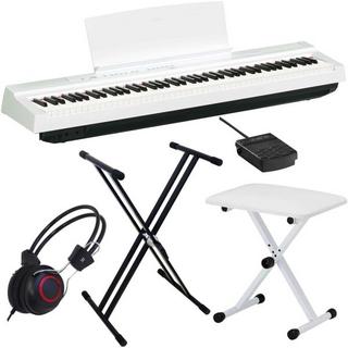 YAMAHAP-125aWH 簡易練習セット 電子ピアノ デジタルピアノ 88鍵盤 ホワイト