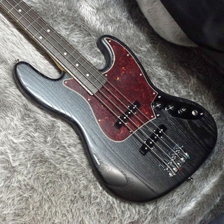 Fender Made in Japan Limited Jazz Bass Raw Ash RW Black