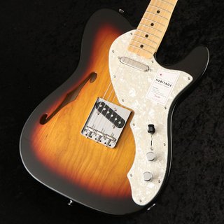 FenderMade in Japan Heritage 60 Telecaster Thinline Maple Fingerboard 3-Color Sunburst 【御茶ノ水本店】