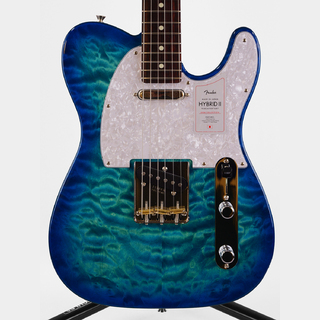 Fender 2024 Collection Made in Japan Hybrid II Telecaster Quilt (Aquamarine) 