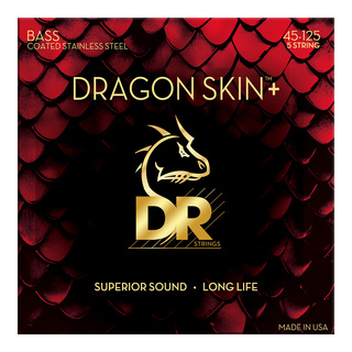 DR DBS5-45 [Dragon Skin+ Stainless Steel Bass / Medium 5-String 45-125]