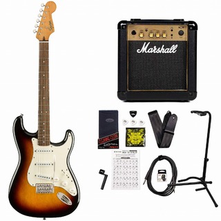 Squier by FenderClassic Vibe 60s Stratocaster Laurel Fingerboard 3-Color Sunburst MarshallMG10アンプ付属エレキギター