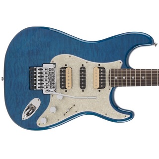 Fender Michiya Haruhata Stratocaster Caribbean Blue Transparent