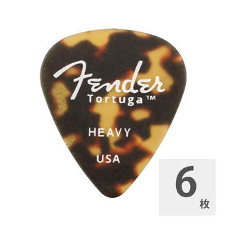 Fenderフェンダー Tortuga 351 Heavy ギターピック 6枚入り