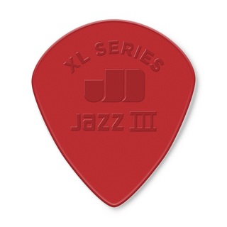 Jim Dunlop Nylon Jazz III XL Nylon Pick RD ギターピック×6枚入り