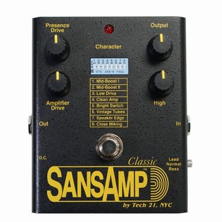 伝説的なペダル、TECH21 SA1 SansAmp Classicの復刻モデルが再発売