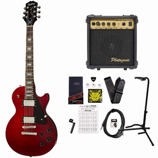 EpiphoneInspired by Gibson Les Paul Studio Wine Red エピフォン レスポール スタジオ PG-10アンプ付属エレキギタ