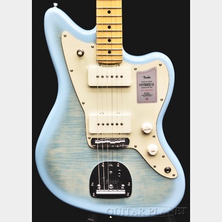 Fender2024 Collection MIJ Hybrid II Jazzmaster -Flame Celeste Blue-【JD24014064】