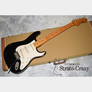 Fender 1991 '57 Vintage Reissue Stratocaster Black  "Beat-Up" /Maple  neck