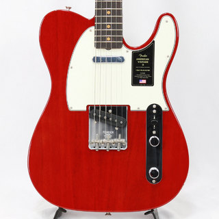 Fender AMERICAN VINTAGE II 1963 TELECASTER Crimson Red Transparent / Rosewood Fingerboard