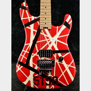 EVH【夏のボーナスセール!!】Striped Series 5150  Red with Black&White Stripes  【軽量3.3kg】